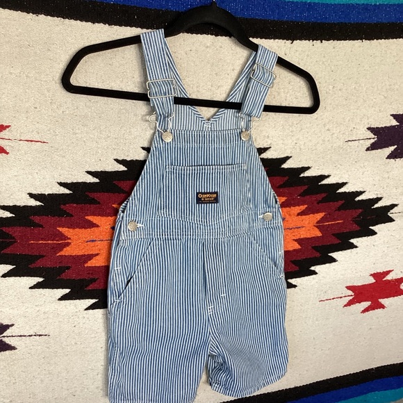 OshKosh B'gosh Other - OshKosh B’Gosh striped overalls size 4T vestbak